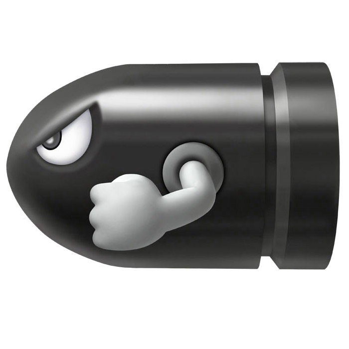 Bullet Bill Art from Mario Kart 7