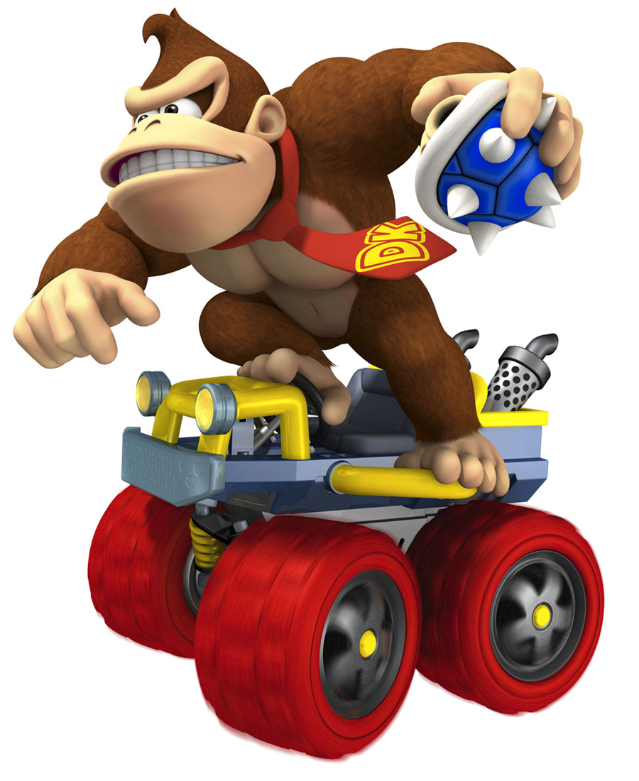Donkey Kong Art from Mario Kart 7