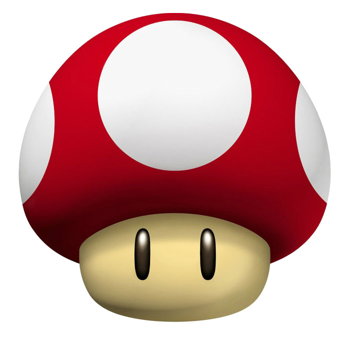 Mushroom Art from Mario Kart 7