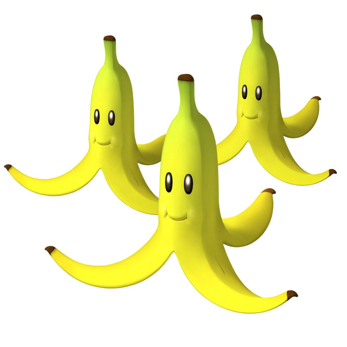 Triple Bananas Art from Mario Kart 7