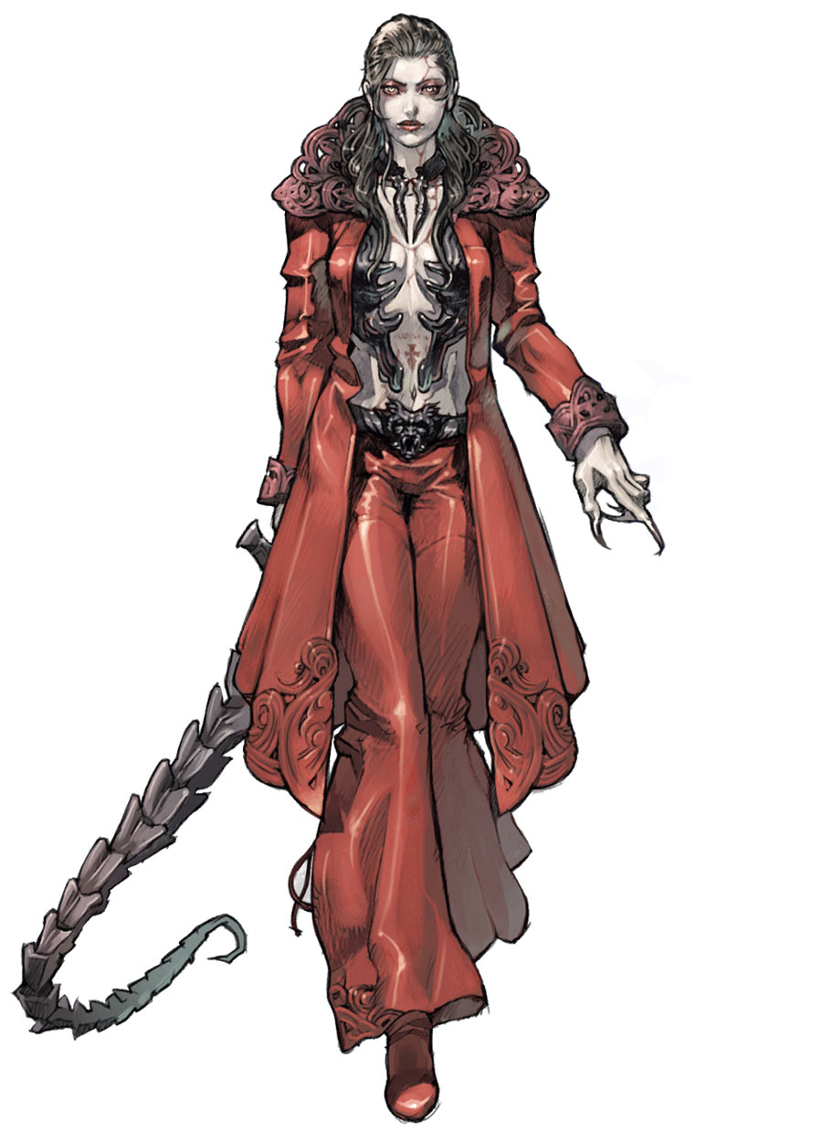 Eliz&eacute;bet Concept Art from Ninja Gaiden Sigma 2