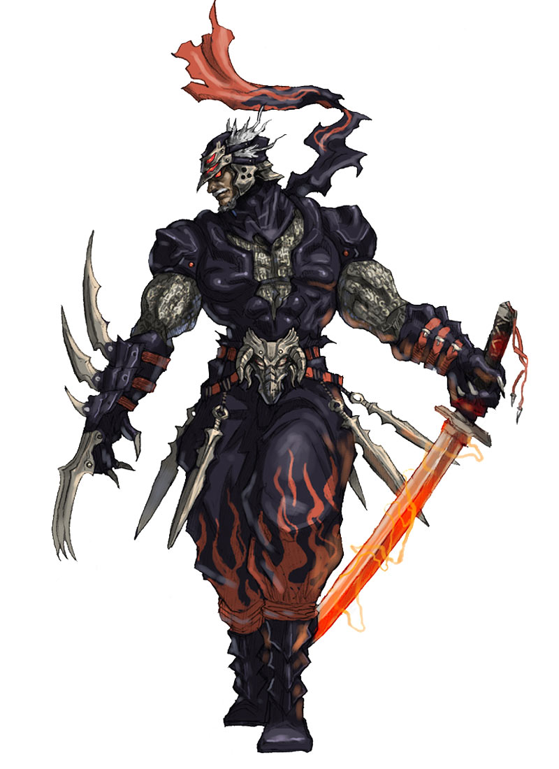 Genshin Concept Art from Ninja Gaiden Sigma 2