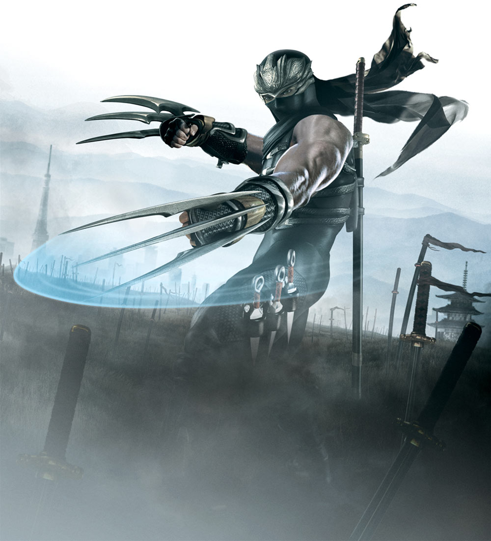 Ryu With Falcon's Talons Art from Ninja Gaiden Sigma 2