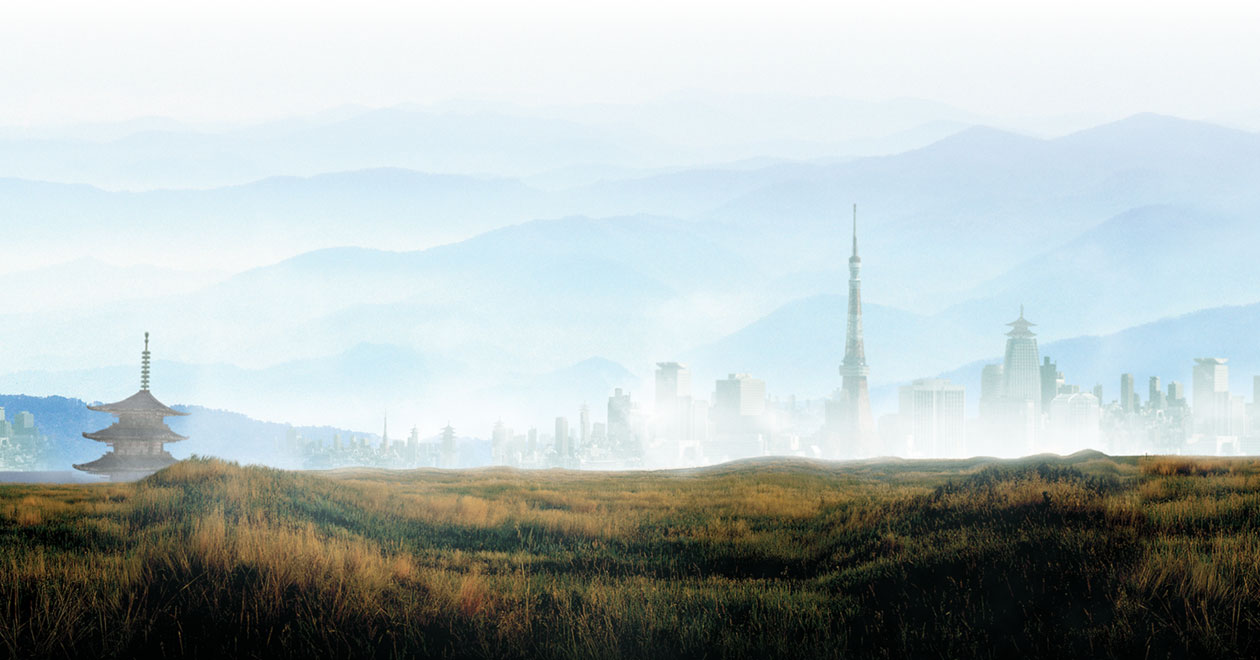 Tokyo Landscape Art from Ninja Gaiden Sigma 2