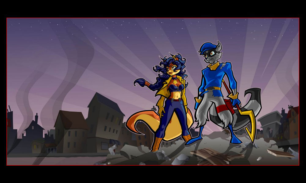 Carmelita & Sly Art from Sly 3: Honor Among Thieves