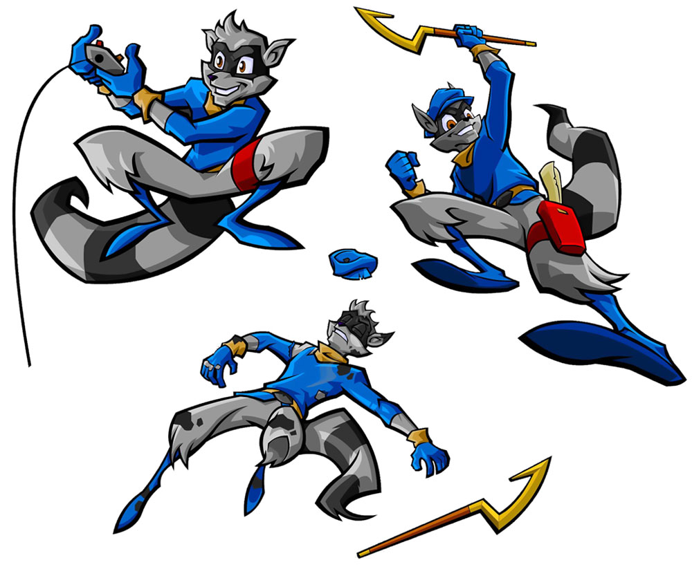Sly Cooper Art from Sly 3: Honor Among Thieves