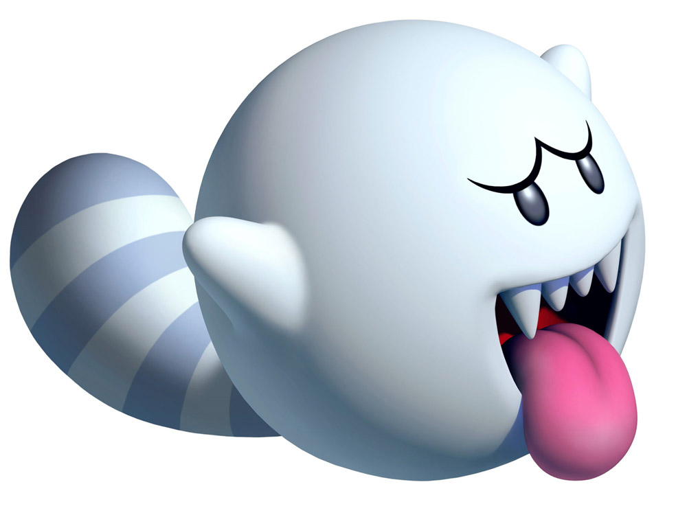 Tanooki Boo Art from Super Mario 3D Land