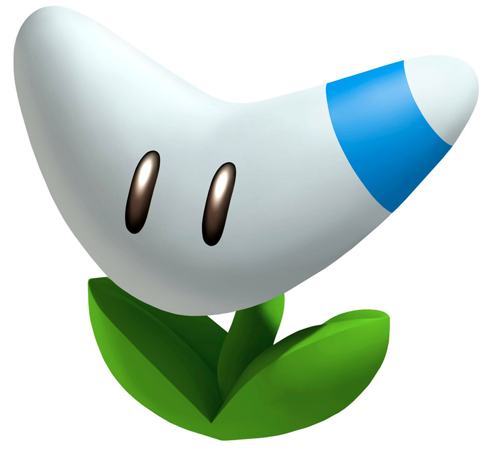 Boomerang Flower Art from Super Mario 3D Land