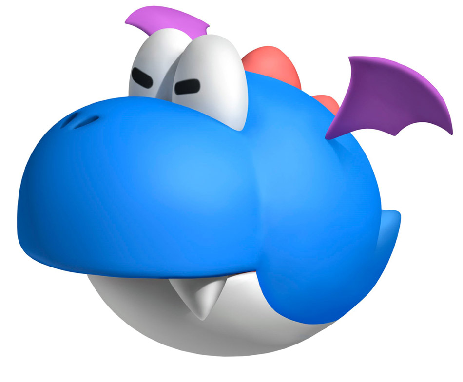 Draglet Art from Super Mario 3D Land