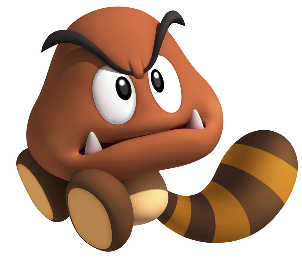 Tanooki Goomba Art from Super Mario 3D Land