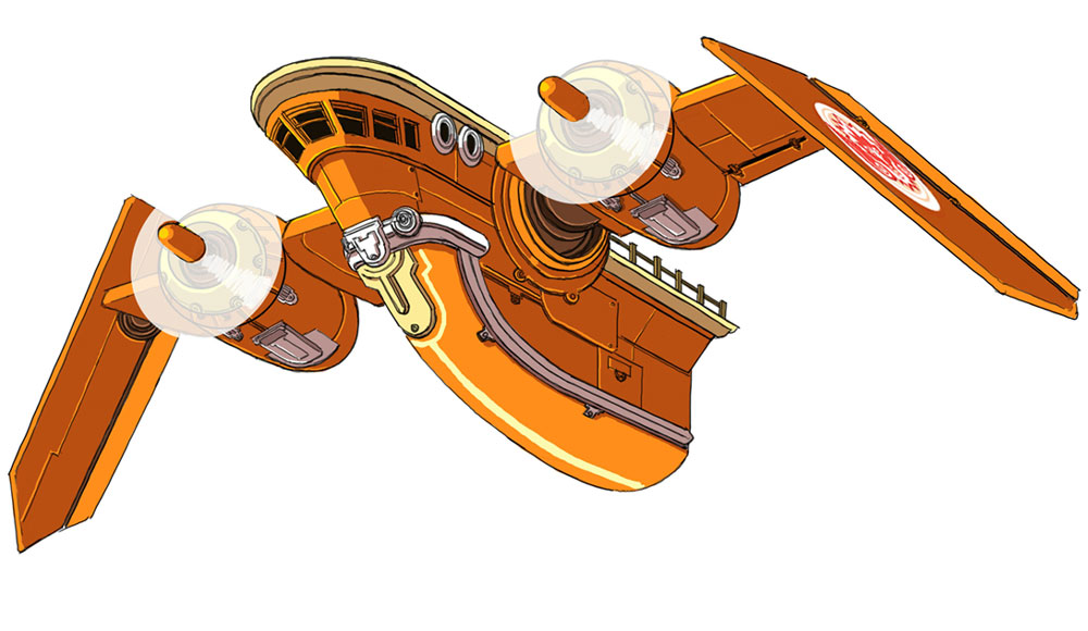 Asmodeus Art from Solatorobo: Red the Hunter