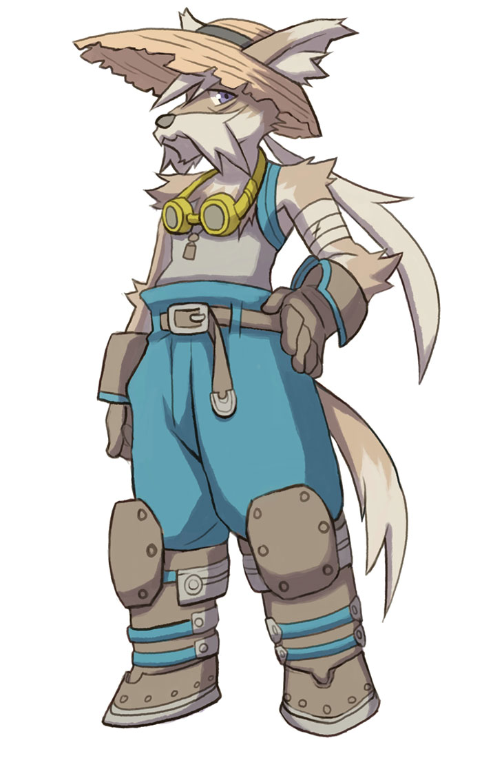 Collie Art from Solatorobo: Red the Hunter