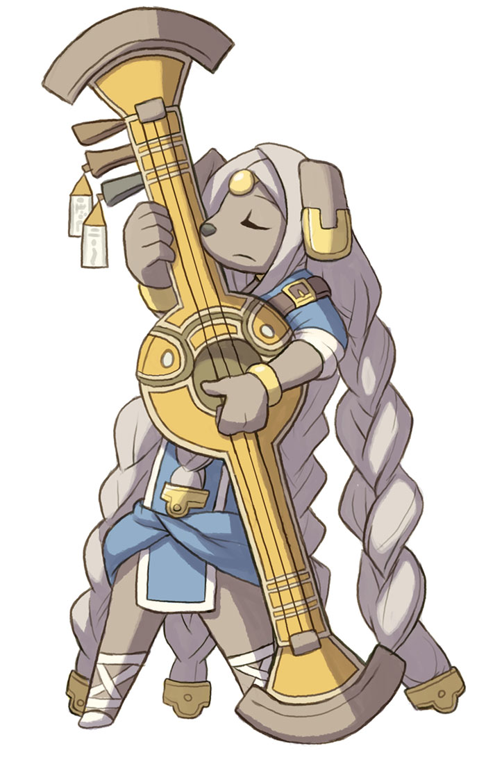 Iggy Art from Solatorobo: Red the Hunter