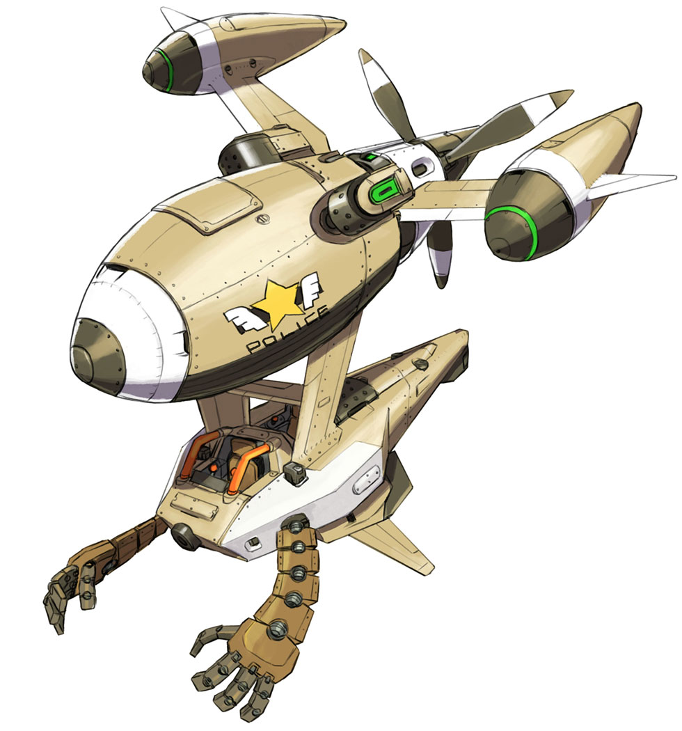 Police Gyro Art from Solatorobo: Red the Hunter