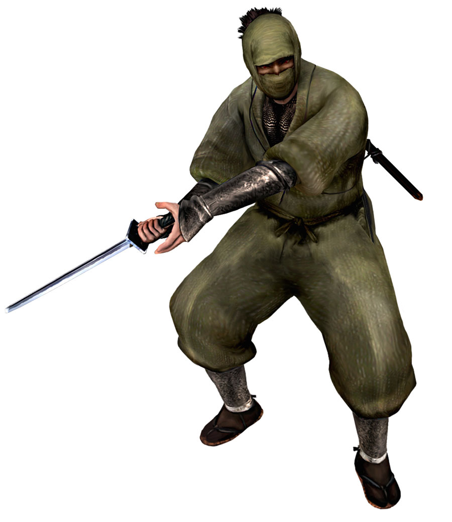 Ninja with Katana Art from Tenchu: Fatal Shadows