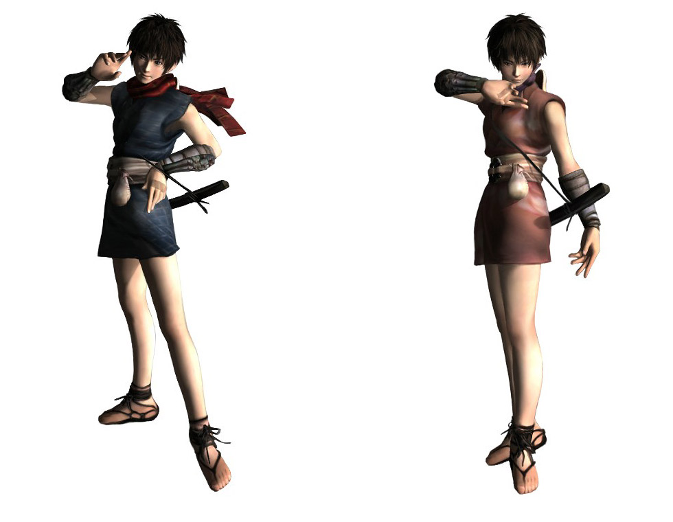 Rin Outfits Art from Tenchu: Fatal Shadows