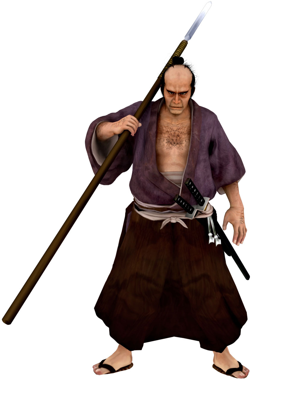 Rounin with Yari Art from Tenchu: Fatal Shadows