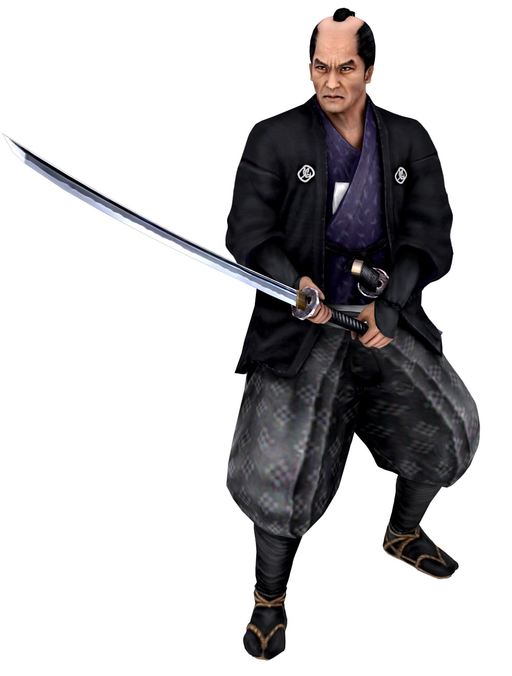 Samurai with Katana Art from Tenchu: Fatal Shadows