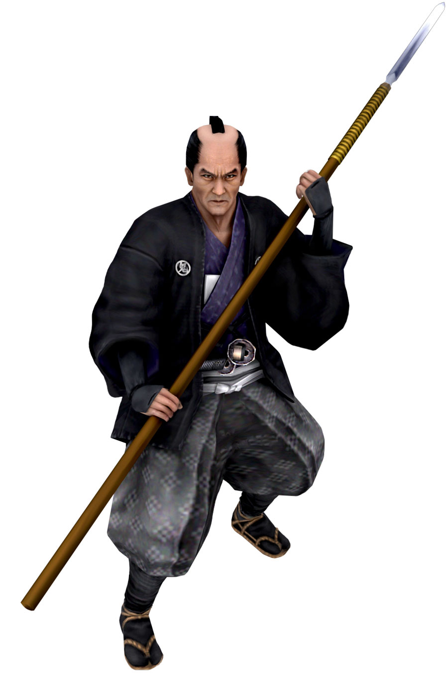 Samurai with Yari Art from Tenchu: Fatal Shadows