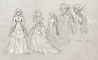 Calista Wedding Dress Sketches