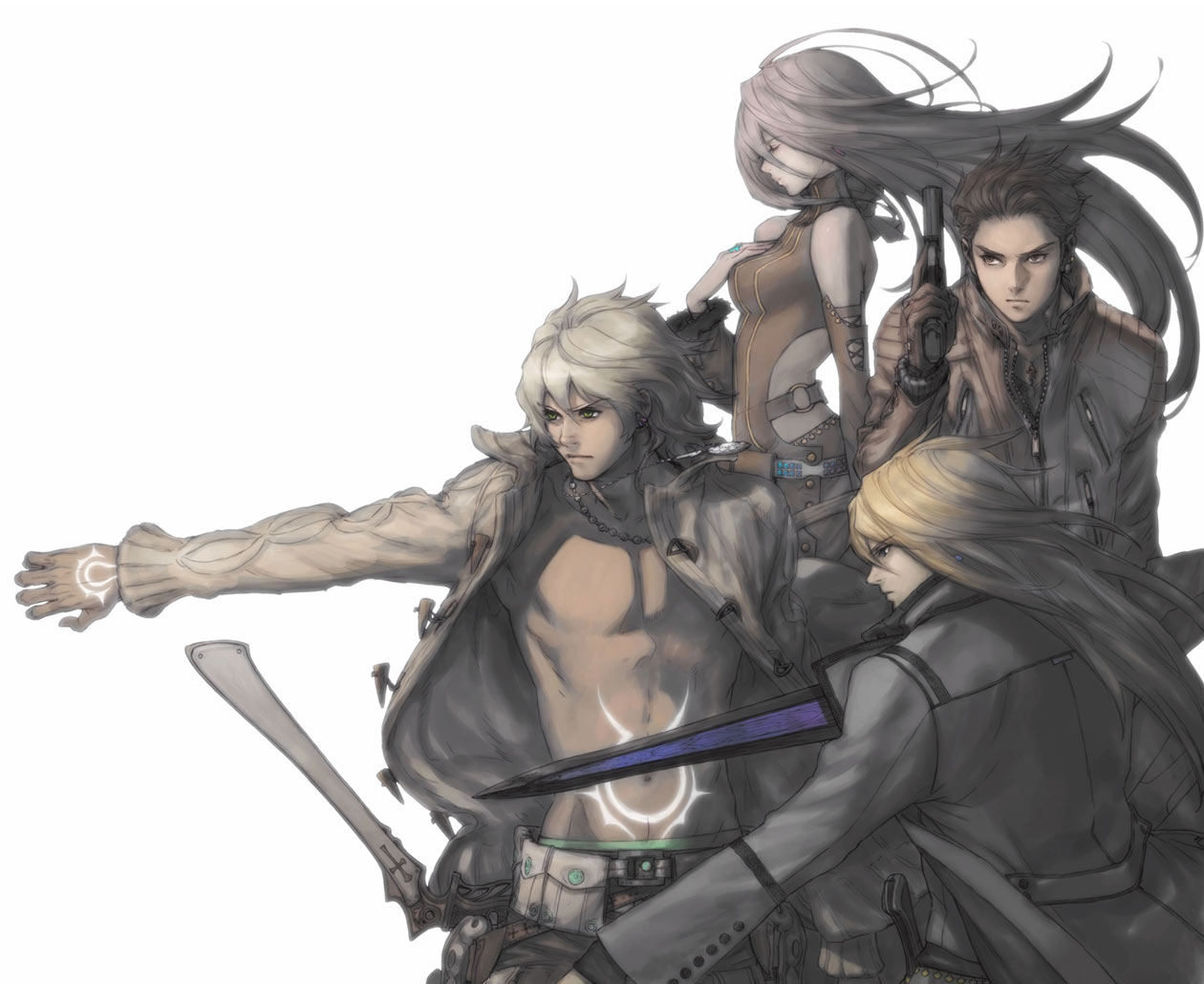 Characters Early Concept Art from The Last Story