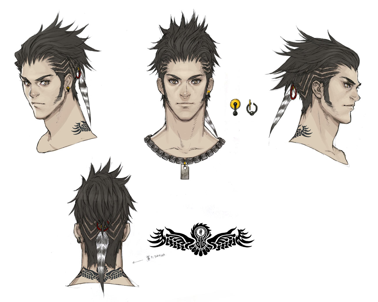 Dagran Face Art from The Last Story
