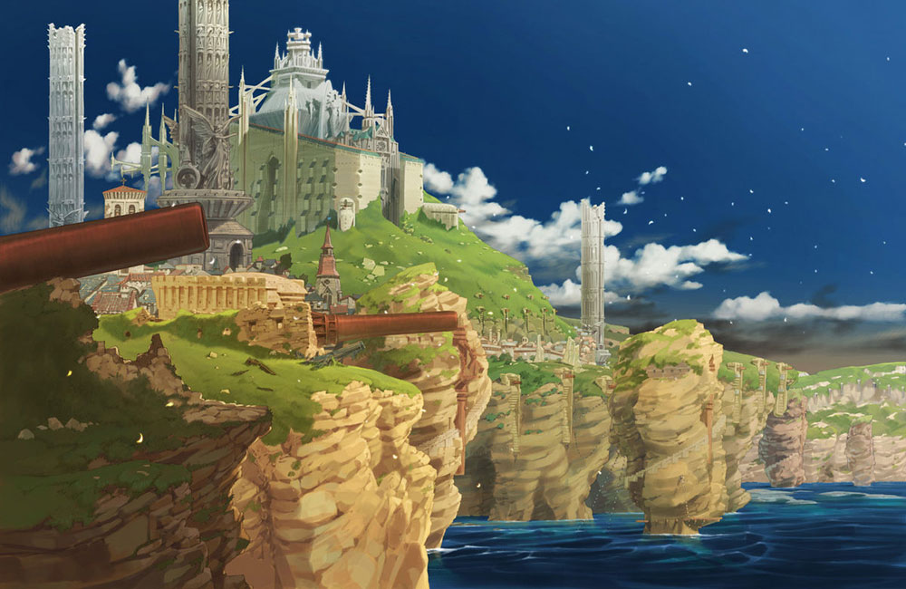 Ruli Island Landscape Art from The Last Story