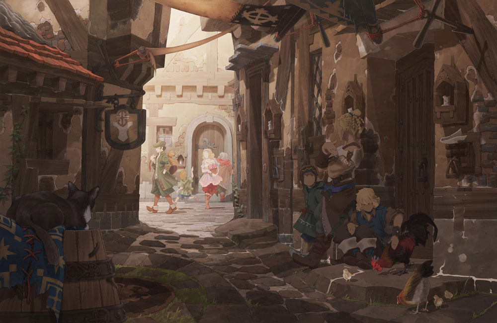 Ruli City Street Art from The Last Story