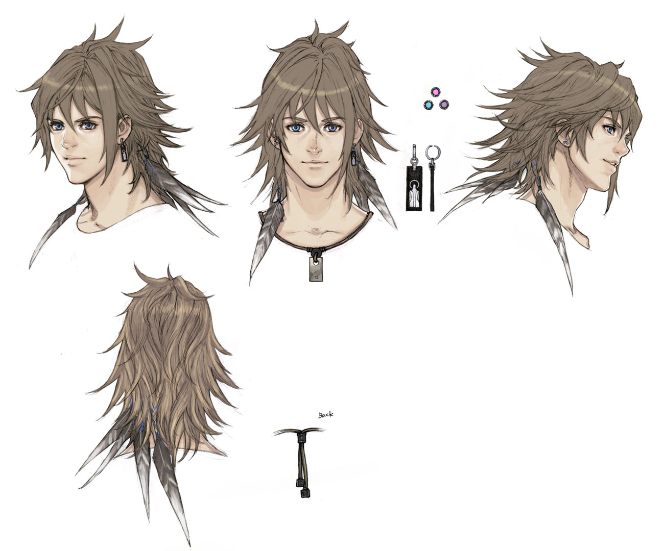 Zael Face Art from The Last Story
