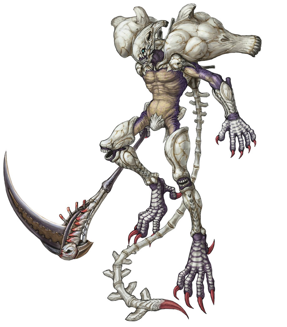 Enemy Concept Art from White Knight Chronicles II