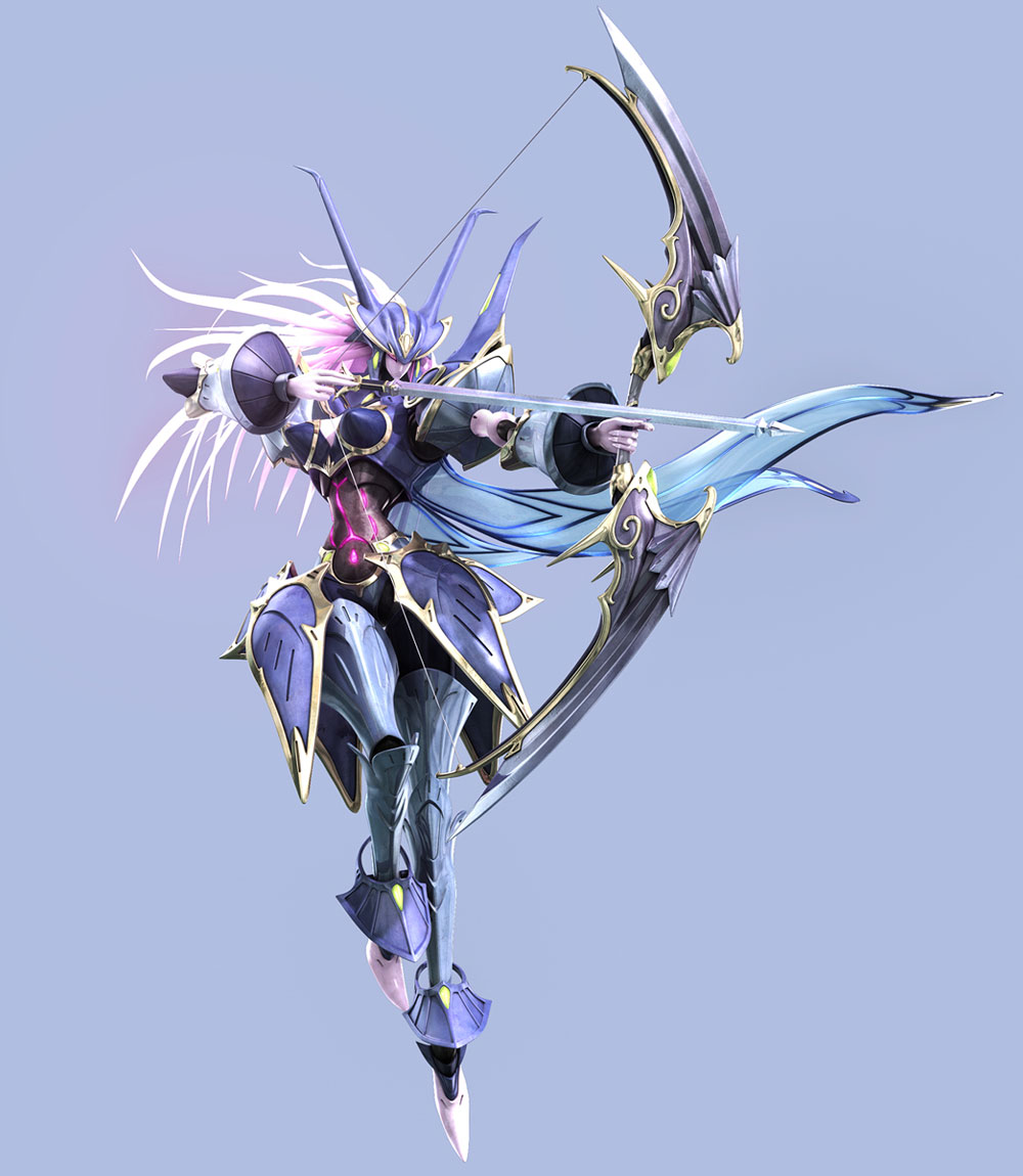 Luthia the Moon Maiden Art from White Knight Chronicles II