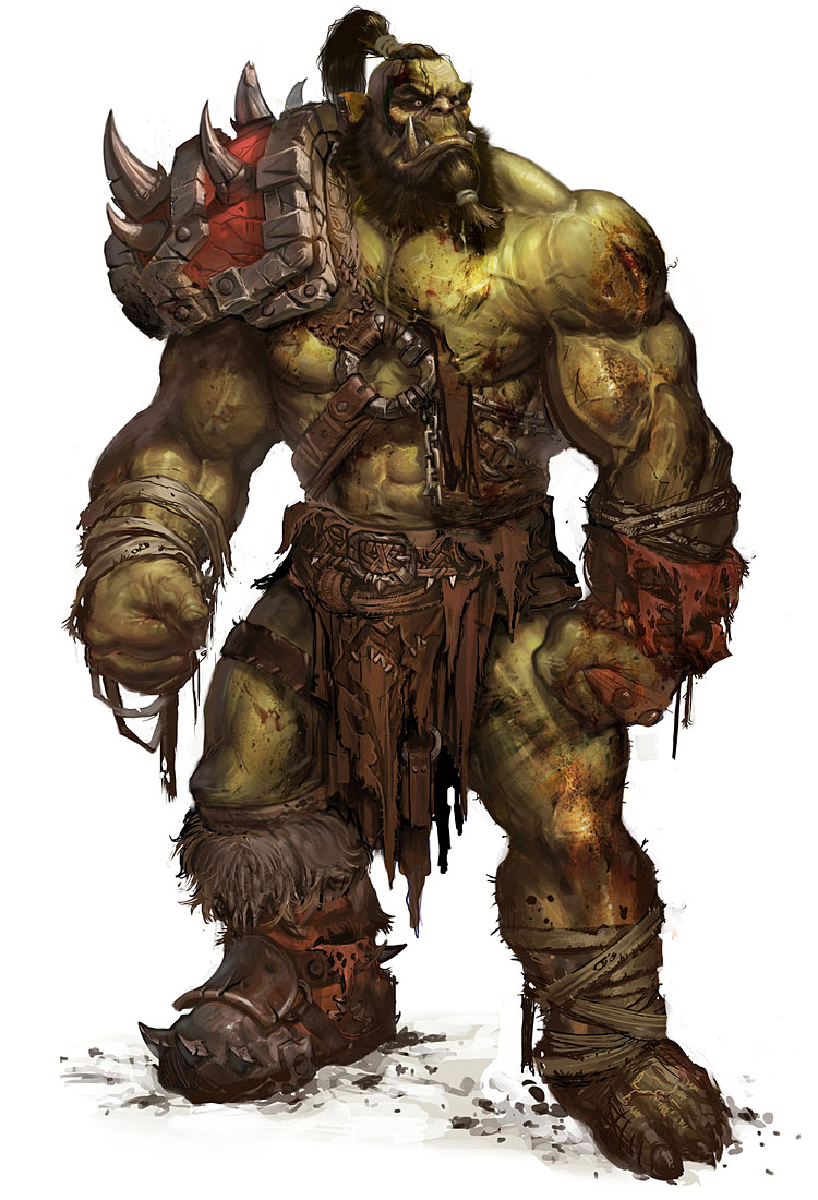 Orc Concept Art from World of Warcraft: Mists of Pandaria