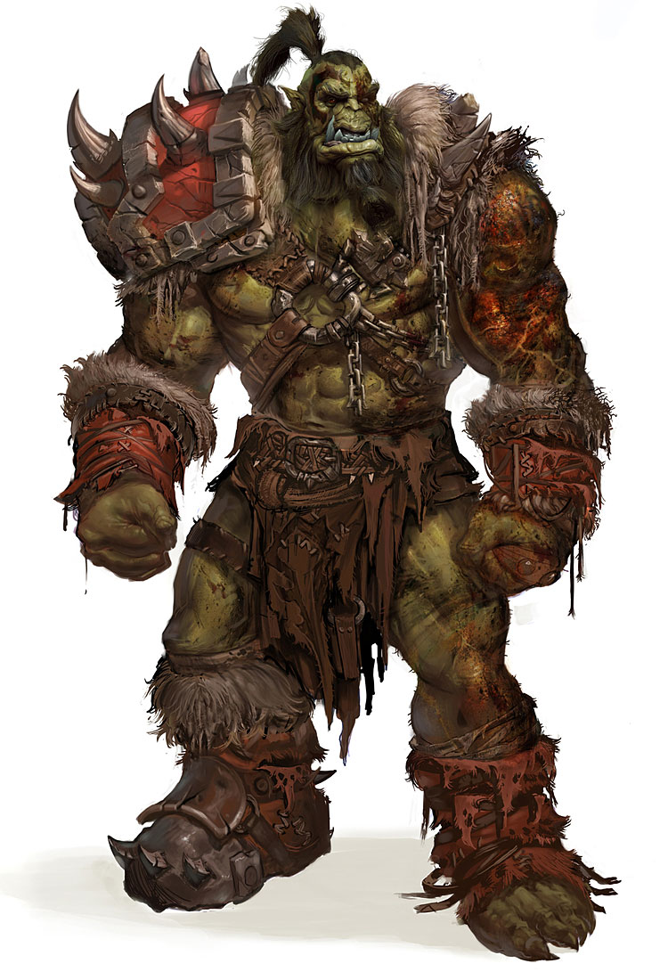 Orc Concept Art from World of Warcraft: Mists of Pandaria