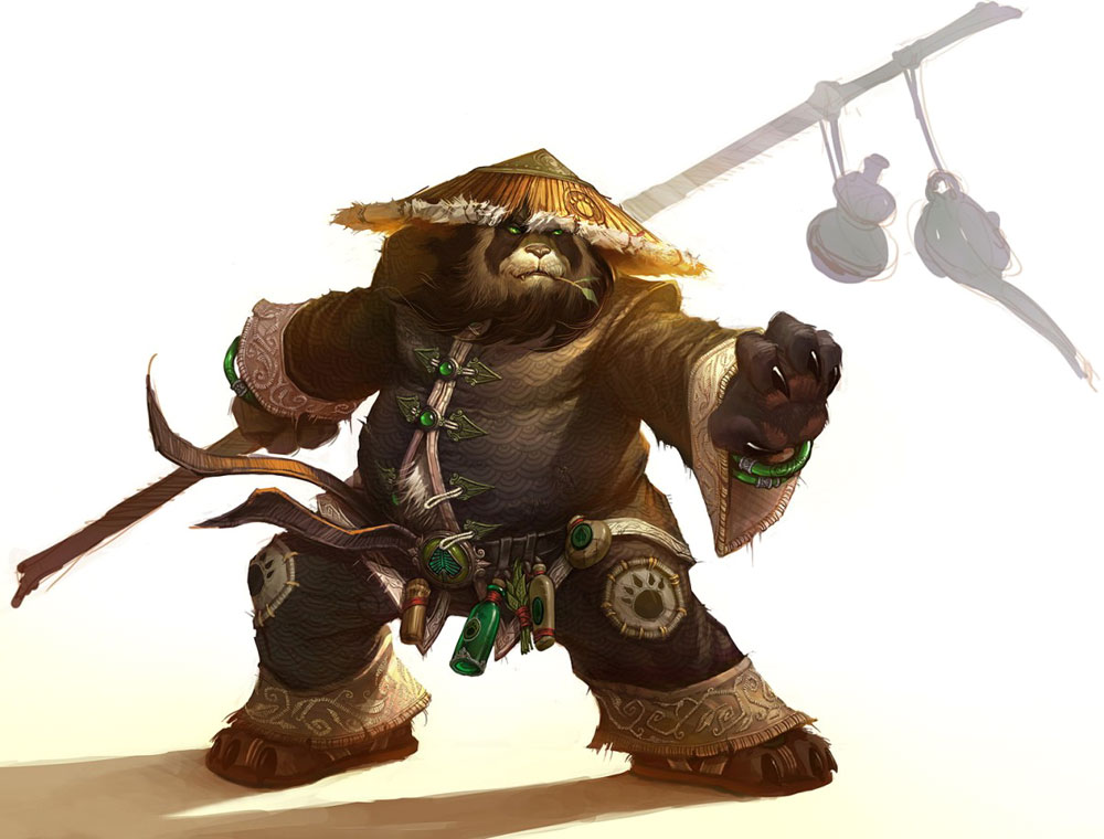Pandaren Art from World of Warcraft: Mists of Pandaria