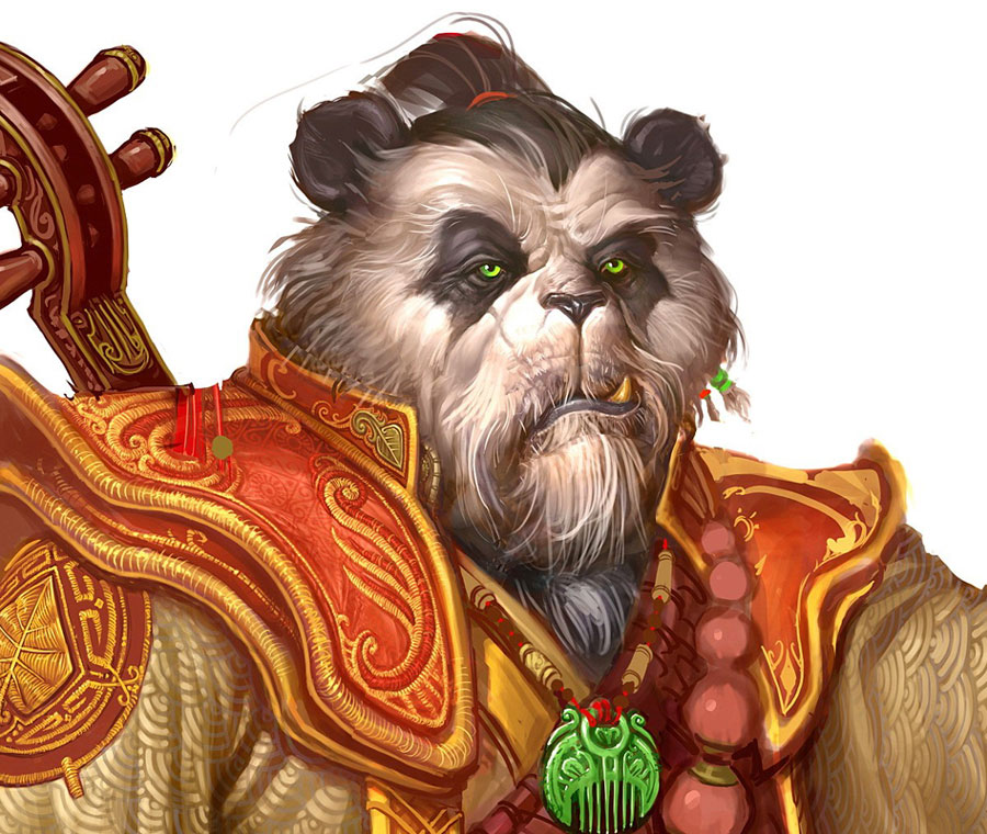 Pandaren Art from World of Warcraft: Mists of Pandaria