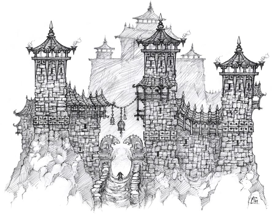 Shado-pan Monastery Art from World of Warcraft: Mists of Pandaria