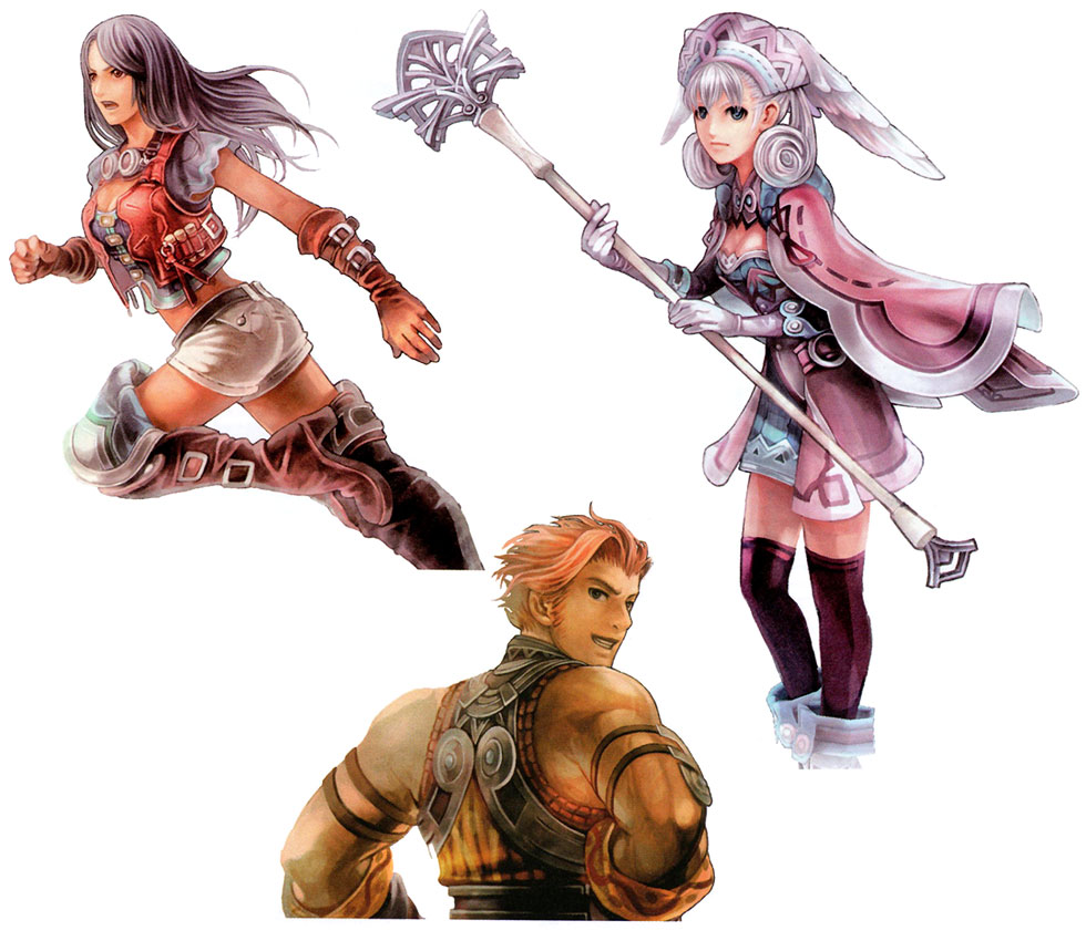 Character Concept Art from Xenoblade Chronicles