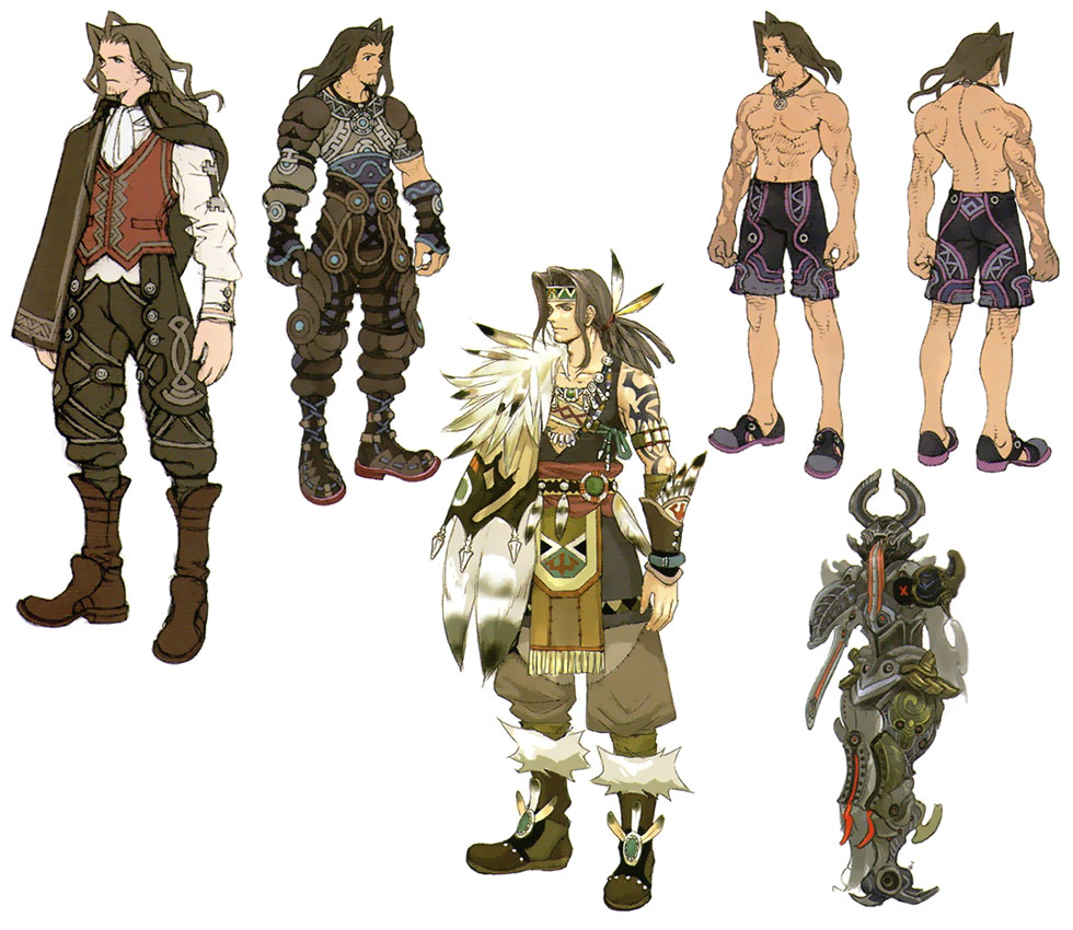 Dunban Concept Art from Xenoblade Chronicles