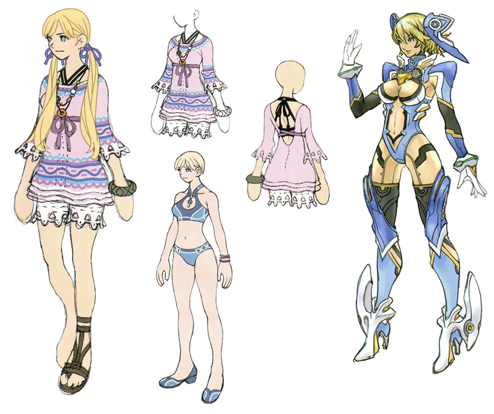 Fiora Concept Art from Xenoblade Chronicles