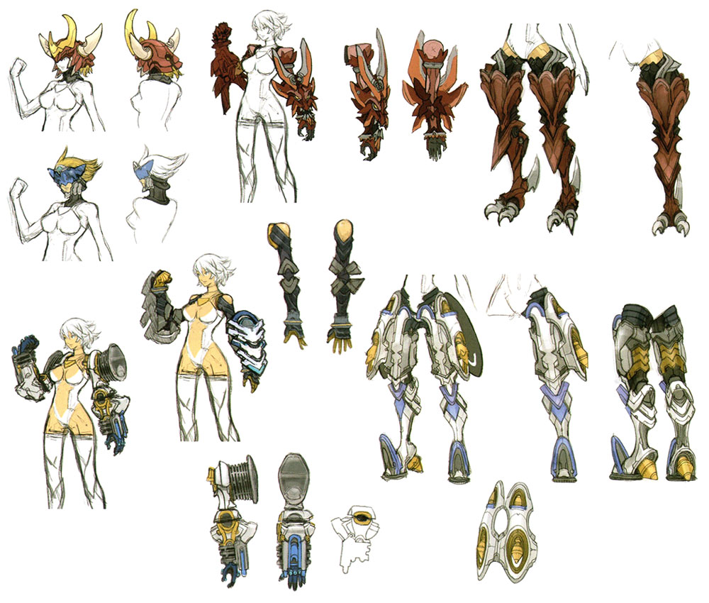 Fiora Concept Art from Xenoblade Chronicles