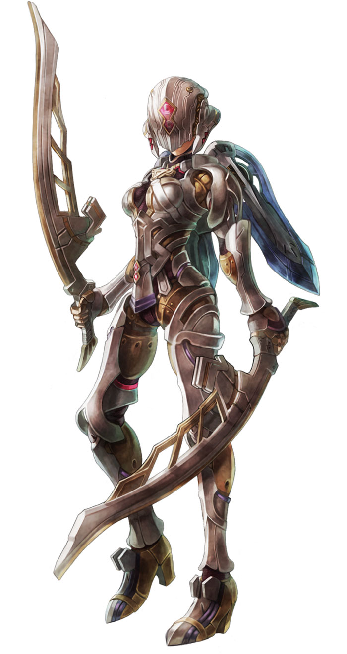 Fiora - Faced Mechon Artwork from Xenoblade Chronicles