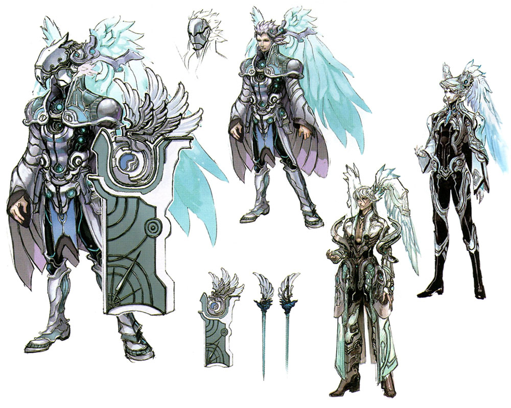 High Entia Concept Art from Xenoblade Chronicles
