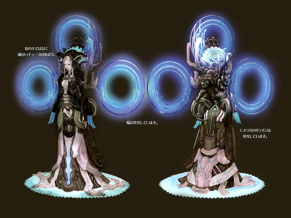 Lady Meyneth Concept Art from Xenoblade Chronicles