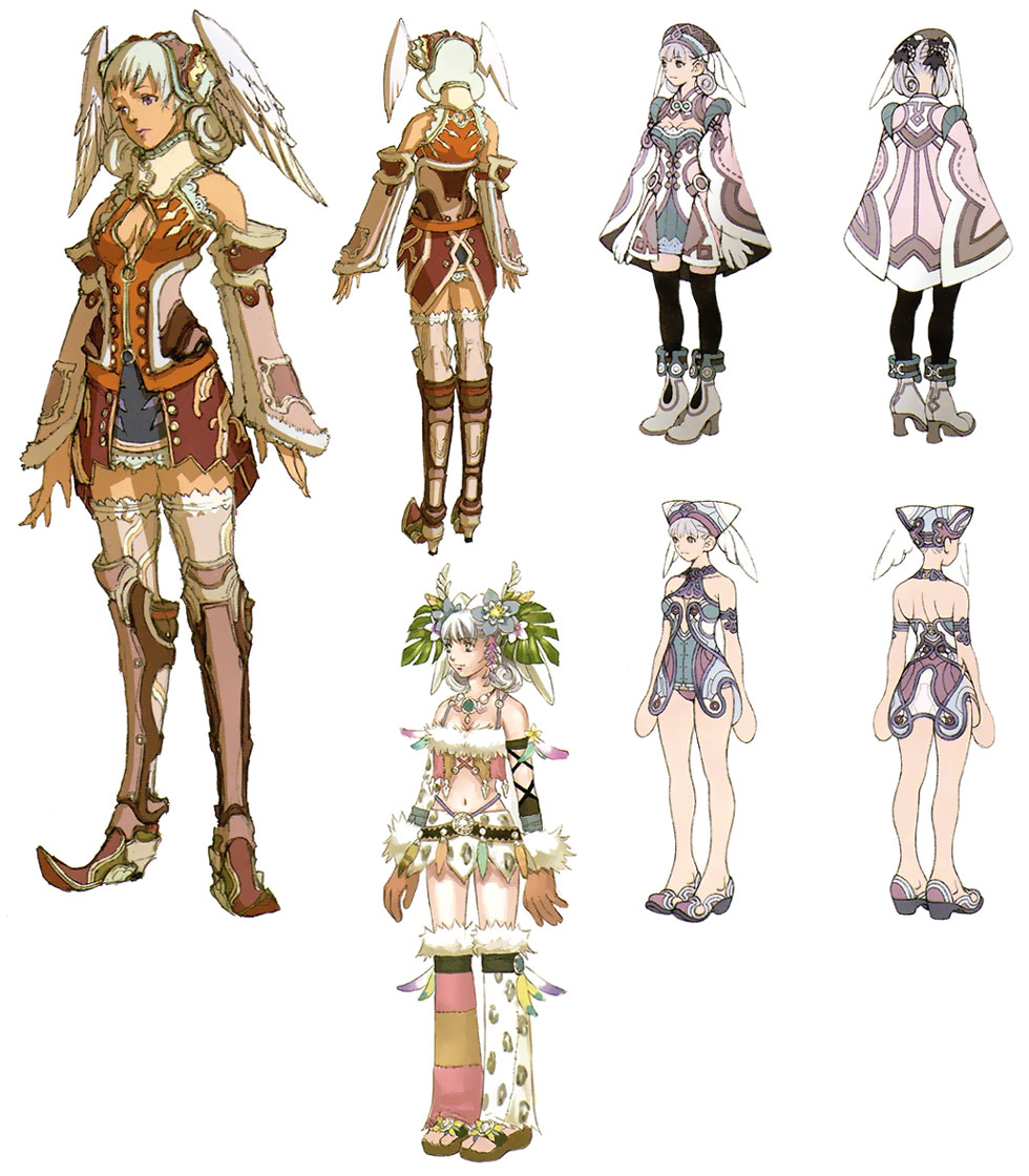 Melia Concept Art from Xenoblade Chronicles