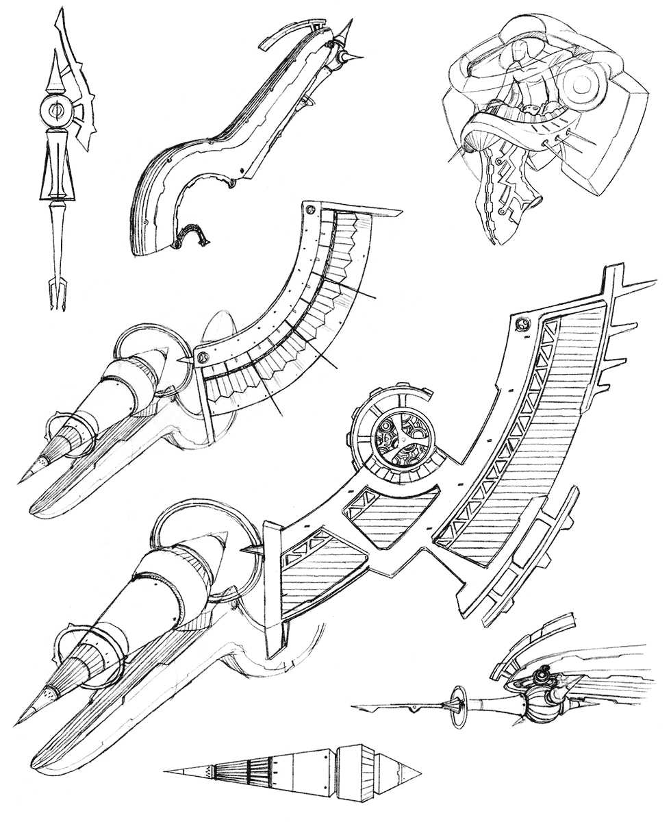 Metal Face Sketches from Xenoblade Chronicles