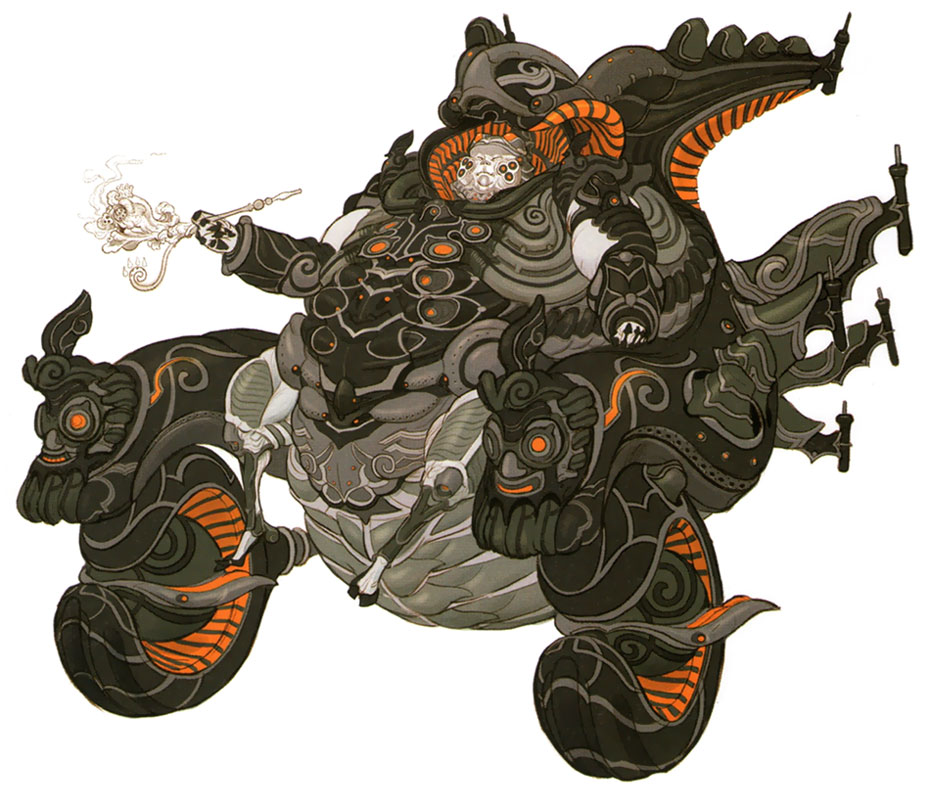 Migoal Concept Art from Xenoblade Chronicles