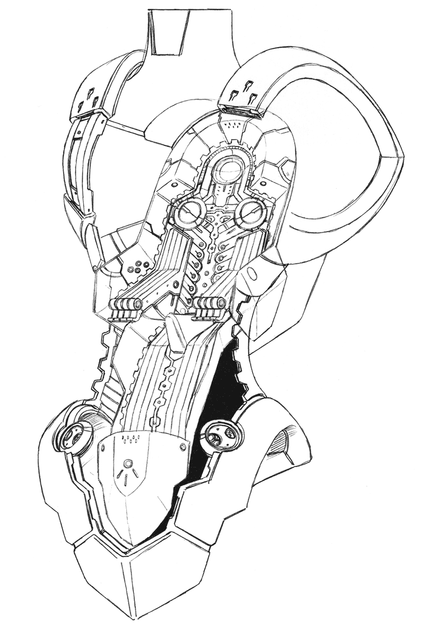 Face Nemesis Sketch from Xenoblade Chronicles