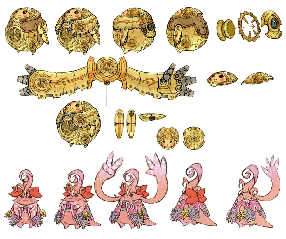 Riki Concept Art from Xenoblade Chronicles
