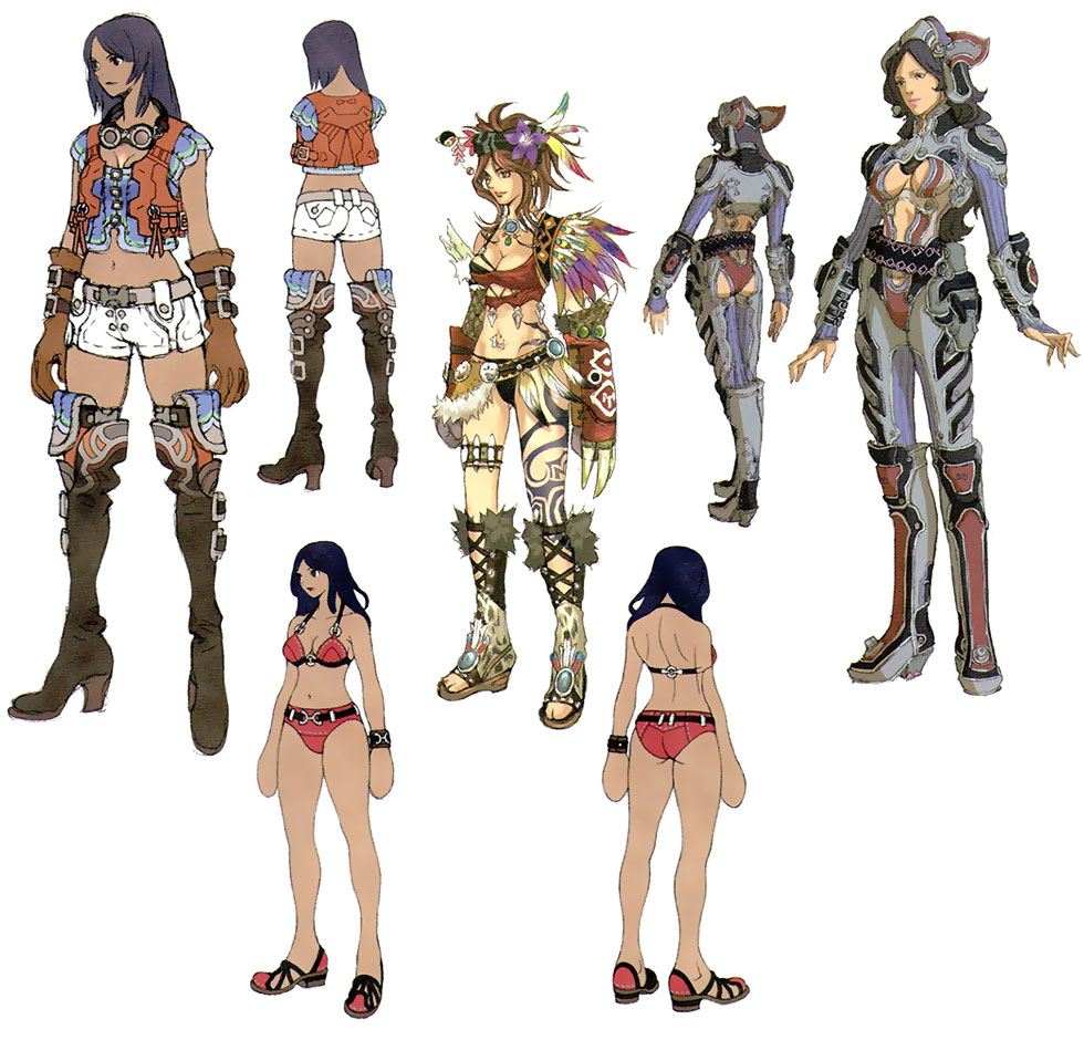Sharla Concept Art from Xenoblade Chronicles