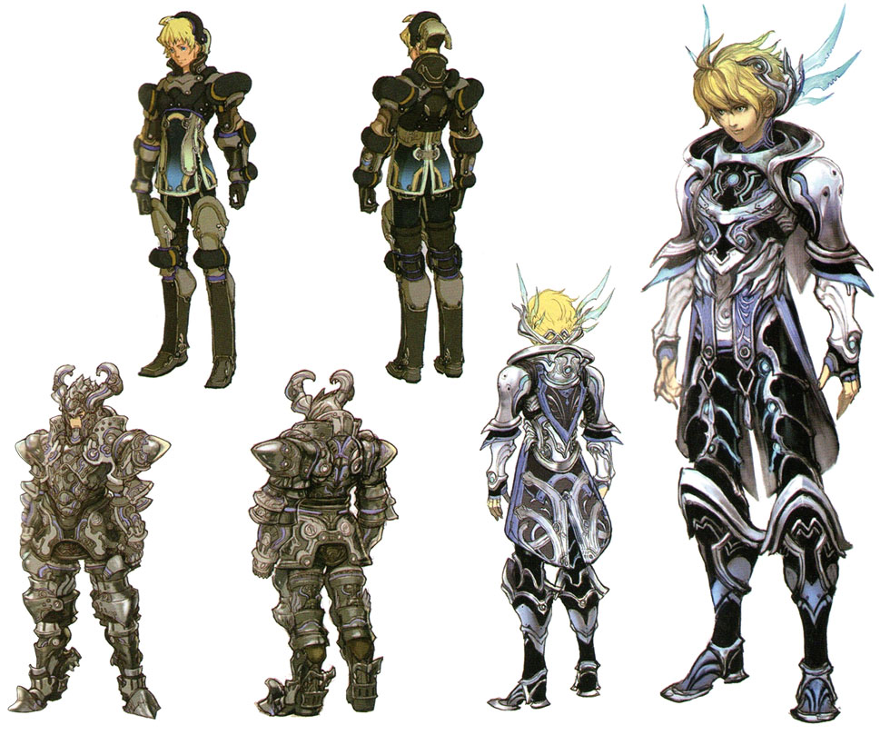 Shulk Concept Art from Xenoblade Chronicles